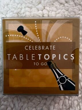 Table Topics To Go "Celebrate" Questions Card Deck Game